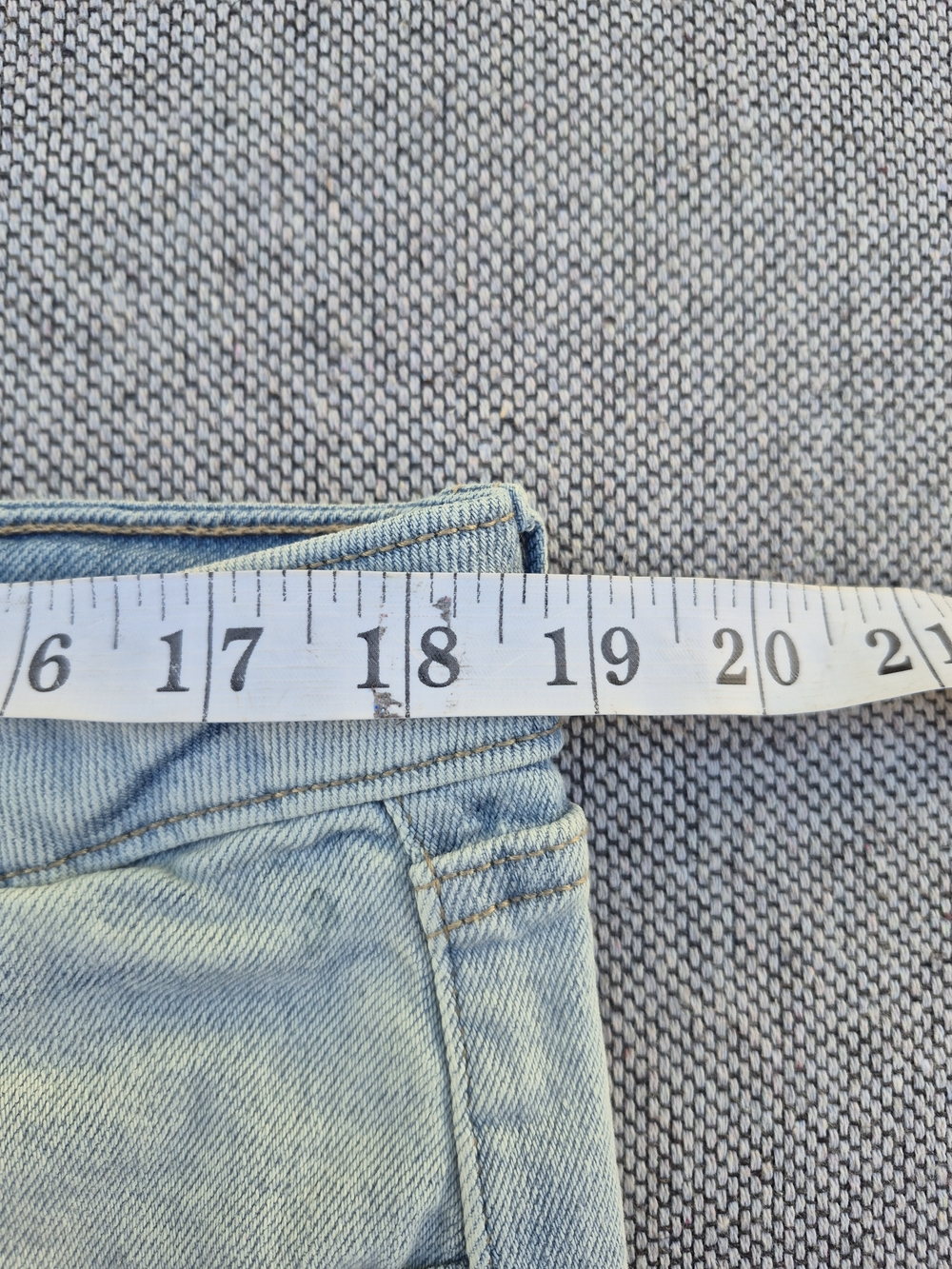 Wild Fable Super High Rise Straight Jeans Light Wash Size 16 - Picture 6 of 11